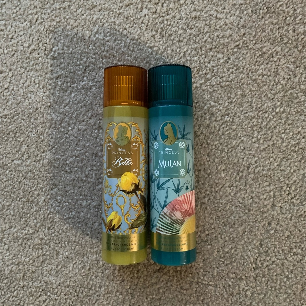 Disney Princess Belle and Mulan Mists